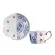 Combination Of Chinese And Western And White Ceramic Cup Exquisite Retro Light Luxury Gold Painted Coffee Cup And Saucer