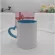 Ceramic Mug Diy Photo Heart Shape Handle Color Inside and Color Heart Hand Cup Customized Pictures Diy Images Print Mazwei