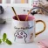 Cartoon Ceramics Cat Mug With Lid And Spoon Coffee Milk Mugs Cute Creative Breakfast Cup Valentine's Wedding Birthday