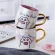 Cartoon Ceramics Cat Mug With Lid And Spoon Coffee Milk Mugs Cute Creative Breakfast Cup Valentine's Wedding Birthday