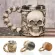 1PCS 3D AX EPACKE EPACKE HANDLE VIKING WARRIOR 450ML SKULL MUG GOTHIC TANKARD HALLOWEEN DECONGENTON SKELETON CUP Beer Stein Man