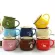 Retro Ceramic Coffee Mug Cups Grocery European Classic Style Cute Breakfast Milk Cups with Lid Fresh Lovely S