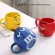 600ml Bean Large Capacity Coffee Mug Breakfast Tea Milk Cups And Mugs With Spoon Ceramic Expression Creative Drinkware