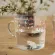 Japanse Sakura Glass Coffee Mug Cute Cate Cute Cate Cute Tea Mug 280ml Heat Resistant Glass Tea Maid Coffee Cup Drinkware