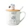 Korean Style Creative Cartoon Mug Cute Personalized Cup with Lid Spoon Home Breakfast Milk COUL CUP TEA GLASS CUP