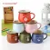 New Candy Color Ceramic Mug 150ml 250ml 350ml Milk Breakfast Cup Cute Porcelain Tea Mugs Ceramic Cup Novelty S