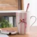 Creative Super Cute CUP TREND KOREAN FMALE STUDENT MUG PINK Leopard Coffee Cup Cup Cup With Lid Spoon Stainless