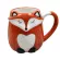 500ml Ceramic Creative Cute Animal 3D Fox Large Capacity Cartoon Breakfast Milk Drinking Mugs and