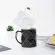 Nordic Golden Black And White Grid Geometry Ceramic Coffee Porcelain Juice Drinking Cup Coffee Milk Tea Cup