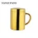 Stainless Steel Mug For Milk Cola Beer Tea Anti-Scalding Cup With Handle Golden Silver Water Cups 210ml 260ml 400ml