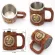 3d Double Stainless Steel Skull Mug Beer Stein Tankard Tea Water Wood Barrel Mug Knight Helmet Halloween Bar Cool Drinkware