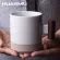 400ml New Mugs Creative Ceramic Water Coffee Tea Fruit Juice Cup With Wooden And Handle Spoon Utensils Drinkware