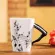 400ml Music Mug Creative Violin Style Guitar Ceramic Mug Coffee Milk Stave Cups With Handle Coffee Mugs Novelty S