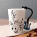 Guitar Ceramic Cup Personality Music Note Milk Juice Lemon Mug Coffee Cup Home Office Drinkware