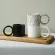 Nordic Mugs with Big Round Handle Ceramic Creative Splash-in Cups Large for Coffee Tea for MOTHER FRIENDS Home Decor