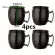 4 Piece 550ml MOSCOW MULE COPPER MEGS METAL MUG CUP Stainless Steel Beer Coffee Cup Bar Tools