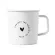 Chic Plastic with Lid Black White Cactus Love Pattern Drinking Cup with Handle Children Office Drinkware Mugs Couple