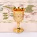 Retro Creative Beverage Wine Cup Golden Goblet Cup European Style Home Bar Propitiate Water Cup White Brass Copper