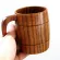 Handmade Solid Coffee Mug Beer Mug Handle Pure Copper Mosecow MULE MUGS with Large Capacity Wooden Cup Drinkwares