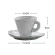 Creative Water Cup Irregular Handmade Ceramic Cups Restaurant Home Coffee Cup Afternoon Teacup Brief Pure With Dish Mat