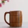 Handmade Solid Coffee Mug Beer Mug Handle Pure Copper Mosecow MULE MUGS with Large Capacity Wooden Cup Drinkwares