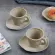 Creative Water Cup Irregular Handmade Ceramic Cups Restaurant Home Coffee Cup Afternoon Teacup Brief Pure With Dish Mat