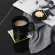 Chic Plastic With Lid Black White Cactus Love Pattern Drinking Cup With Handle Children Office Drinkware Mugs Couple