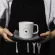 Chic Plastic With Lid Black White Cactus Love Pattern Drinking Cup With Handle Children Office Drinkware Mugs Couple