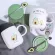 Coffee Set Cute CUP CERAMIC CREATIVE CORT -RSISTANT MUG CARTOON with LID 450ml Kids Office Home Drinkware