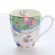 Europe Bone China Mugs Large Capacity 420ml Creative Pastoral Flower Tea Cup Office Milk Coffee Mug Home Drinkware
