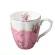 Europe Bone China Mugs Large Capacity 420ml Creative Pastoral Flower Tea Cup Office Milk Coffee Mug Ceramic Home