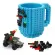 350ml Creative DIY Cup Cup Block Puzzle Mug Build-BRICK MUG TYPE Building Blocks Tea Cup DIY Block Puzzle Drinkware