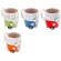 Creative Hand Painted Double Bus Cup Retro Ceramic Cup Coffee Milk Tea Beverage