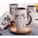 Portable Cartoon Nordic Mug Creative Ceramic Water Milk Tea Coffee Mug Best Cup With Lid House For Man Women Home