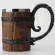 Stainless Steel Skull Mug Viking Drinking Cup Skeleton Resin Beer Tankard Coffee Mug Tea Cup Halloween Bar Drinkware