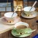 High Quality Bone Coffee Cups Luxurious Ceramic Cups on-Glazed Advanced Tea Cups and Saucers Sets S