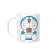 1pcs New 350ml Doraemon Creative Color Changing Ceramic Coffee Milk Mug Tea Water Cup Birthday for Children