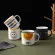 Funbaky 360ml Creative Retro Smiley Mug Brief Letter Ceramic Mugs Milk Coffee Cup Drinking Cups Canecas
