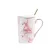MR MRS Flamingo Couple Cup Mug Box Ceramic Coffee Mug Marble Pattern Home Drinkware Lovers Wedding
