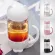 Cute Cat Water Glass Bottle Infuser Filter Juice Tea Cup Mug Portable Office