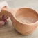 Wooden Mug Cup with Handle Eco-Friendly Traditional Lightweight Coffee Mugs Kitchen Picnic Outdoor Travel Camping