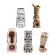 5 Type Ceramic Wine Hawaii Tiki Glass Cocktail Glass Beer Glass Red Wine Glass Ceramic Holiday Islandder Tiki Bar Supplies