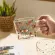 Mdzf Sweethome 500ml Creative Glass Mug Breakfast Mlik Coffe Cup Household Couple Water Cup Sun Eye Pattern Drinkware
