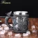 Retro Dragon Resin Stainless Beer Mug Skull Knight Tankard Halloween Coffee Creative Viking Tea Mug Pub Bar Decoration