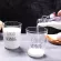 New 1pcs 400ml/460ml Creative Glass Coffee Tea Mug Black/white Good Morning Words Breakfast Glass Cup Best For Friends