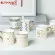 Luxury Gold Totems Mosaic Geometric Flamingo Ceramic Coffee Mug Coffee Gold Breakfast Milk Water Cup Couple Creative S