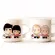 Drop Shipping 1pcs New Cute Couples Color Changing Mugs Ceramic Cups Coffee Mugs Milk Mugs Best For Lovers Friends