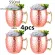 4 550ml MOSCOW MULE COPPER MEGS METAL MUG CUP Stainless Steel Beer Wine Coffee Cup