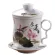 China Jingdezhen Ceramic Teacup Blue And White Porcelain Personal With Lid Filter Meeting Bubble Cup Office