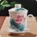 China Jingdezhen Ceramic Teacup Blue And White Porcelain Personal With Lid Filter Meeting Bubble Cup Office